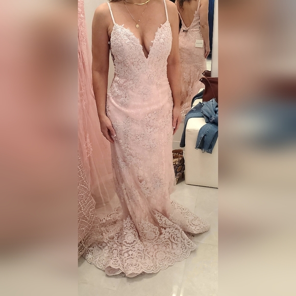 iNtrigue by Blush Pink size 6 Elegant Gown - Picture 11 of 12